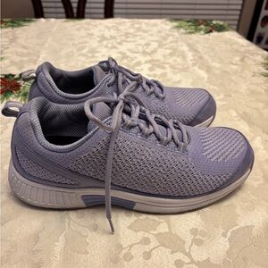 Orthofeet Lavender Women’s 11 Wide Width Knit Tennis Sneakers Shoes